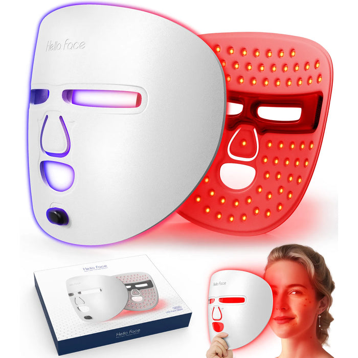 LED Light Therapy Face Mask – 3-Mode Red Light Skincare Device