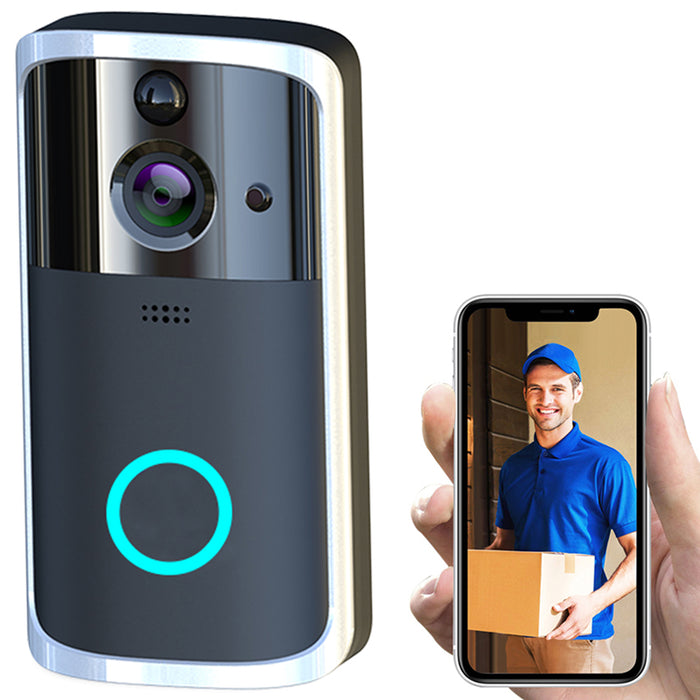 WiFi Video Doorbell Camera – Two-Way Audio, Motion Detection & Night Vision