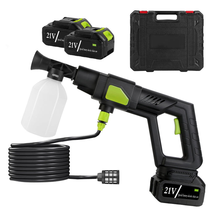 Cordless Pressure Washer – Portable 435PSI Power Cleaner with 6-in-1 Nozzle & Battery