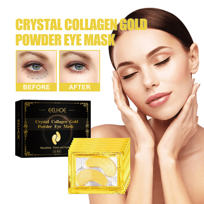 24K Gold Collagen Under-Eye Patches – Firming Mask for Dark Circles & Puffiness